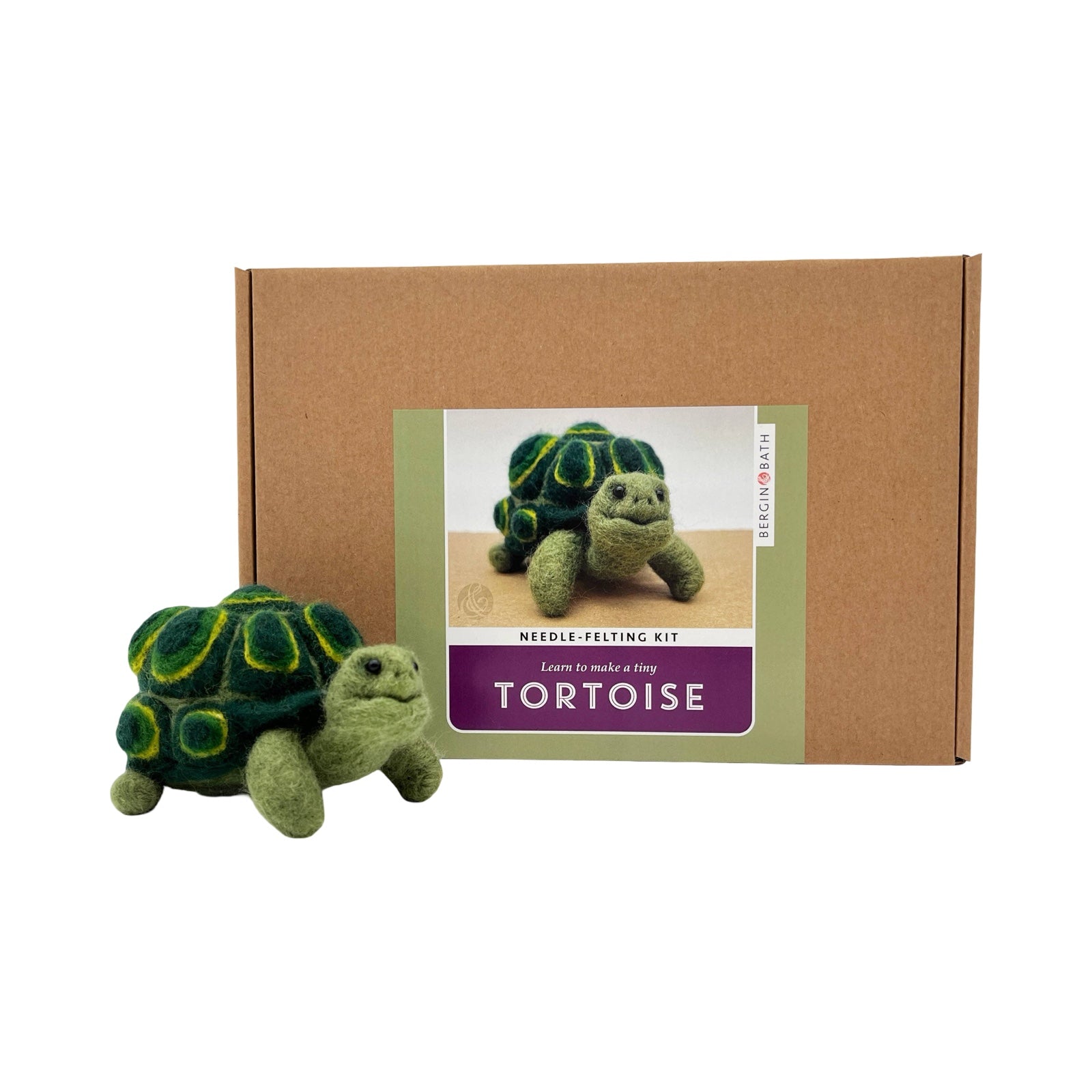 Make a gorgeous tortoise with this needle felting craft kit for adults.