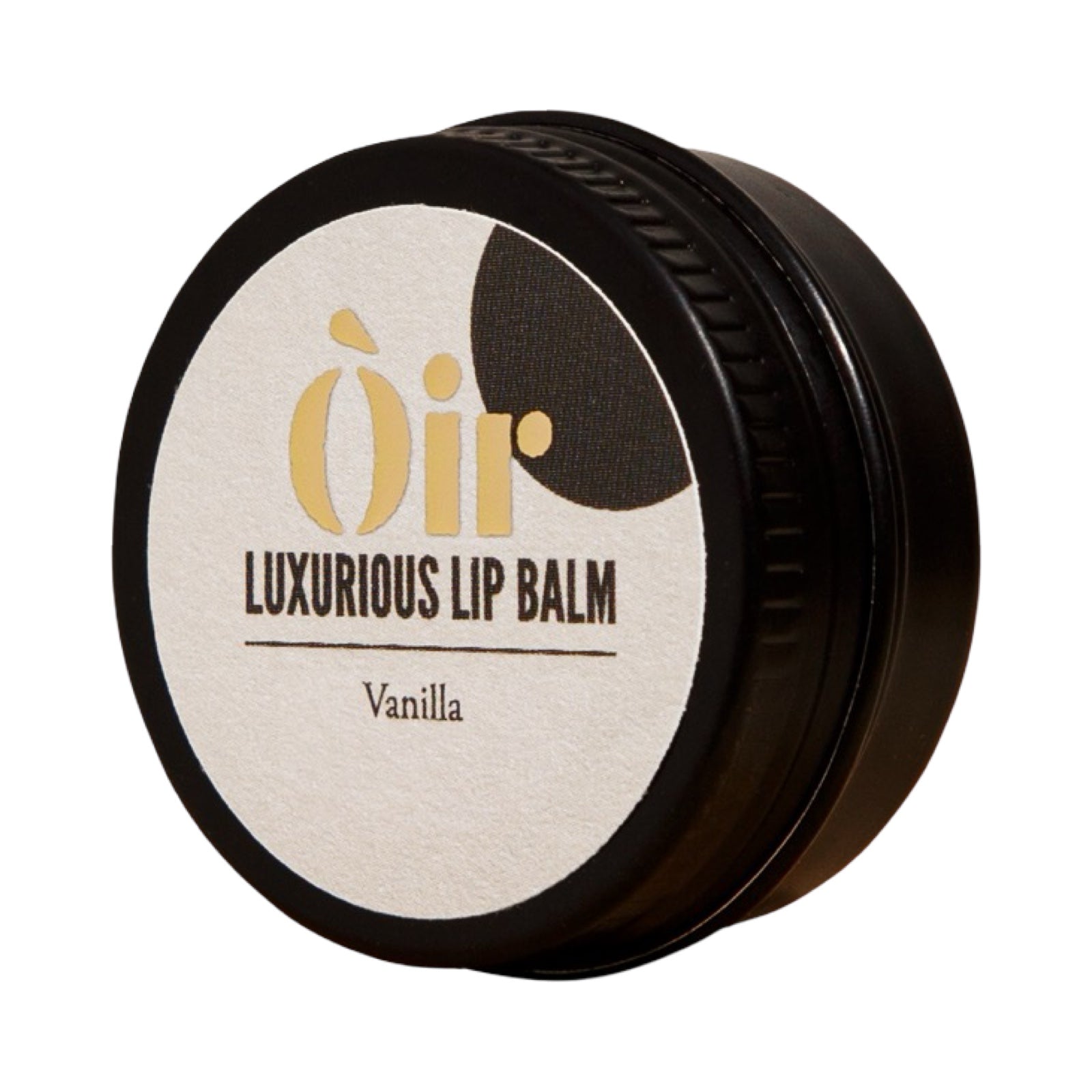 This luxurious lip balm has a scent of vanilla and cocoa.