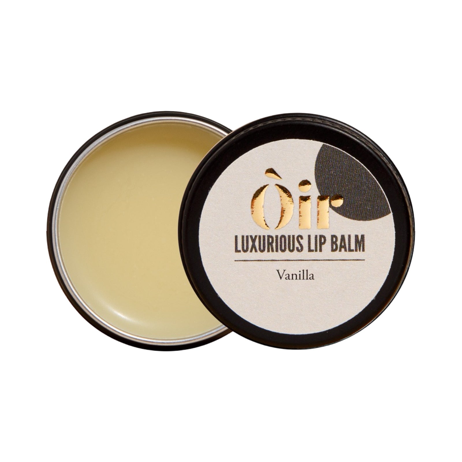 This luxurious lip balm has a scent of vanilla and cocoa.