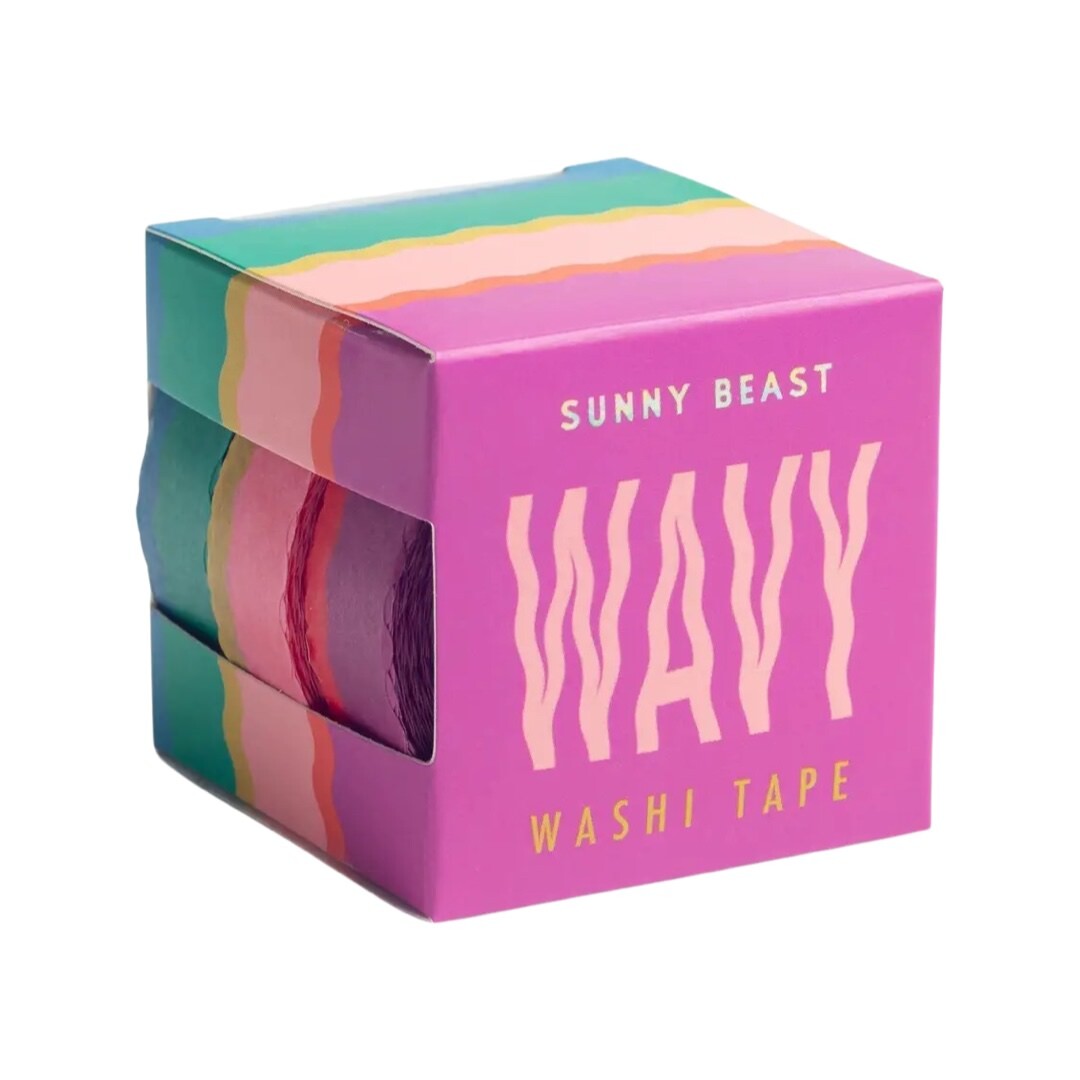 Colourful box for washi tape.
