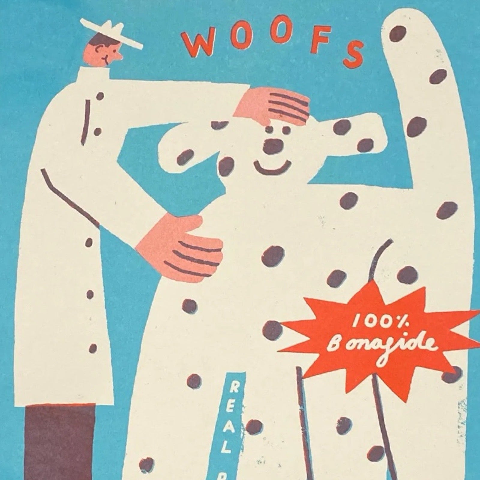 Woofs Good Lad Print