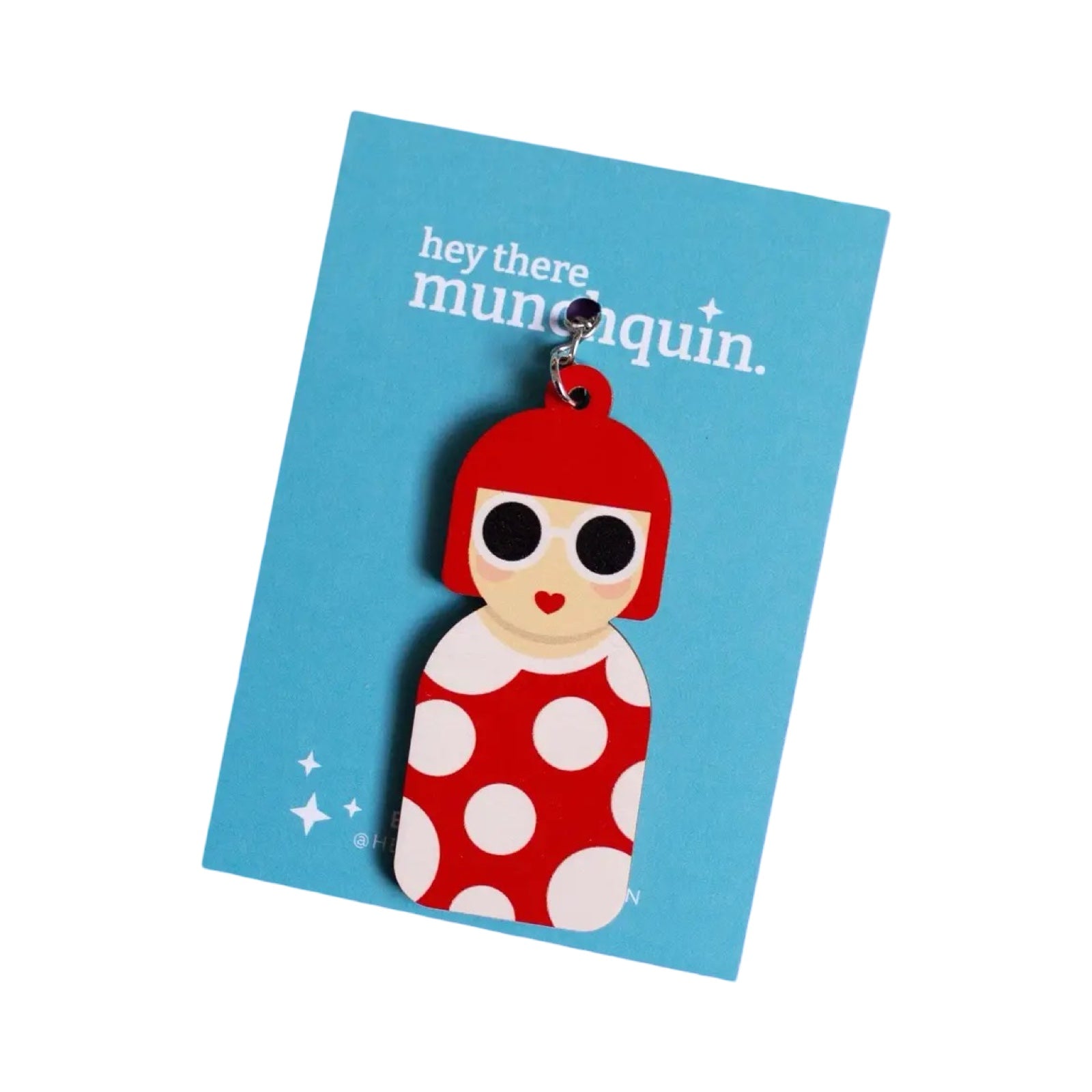 Yayoi Kusama Wooden Decoration / Keyring