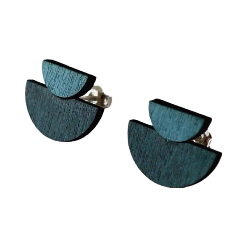 Yoi Wooden Stud Earrings