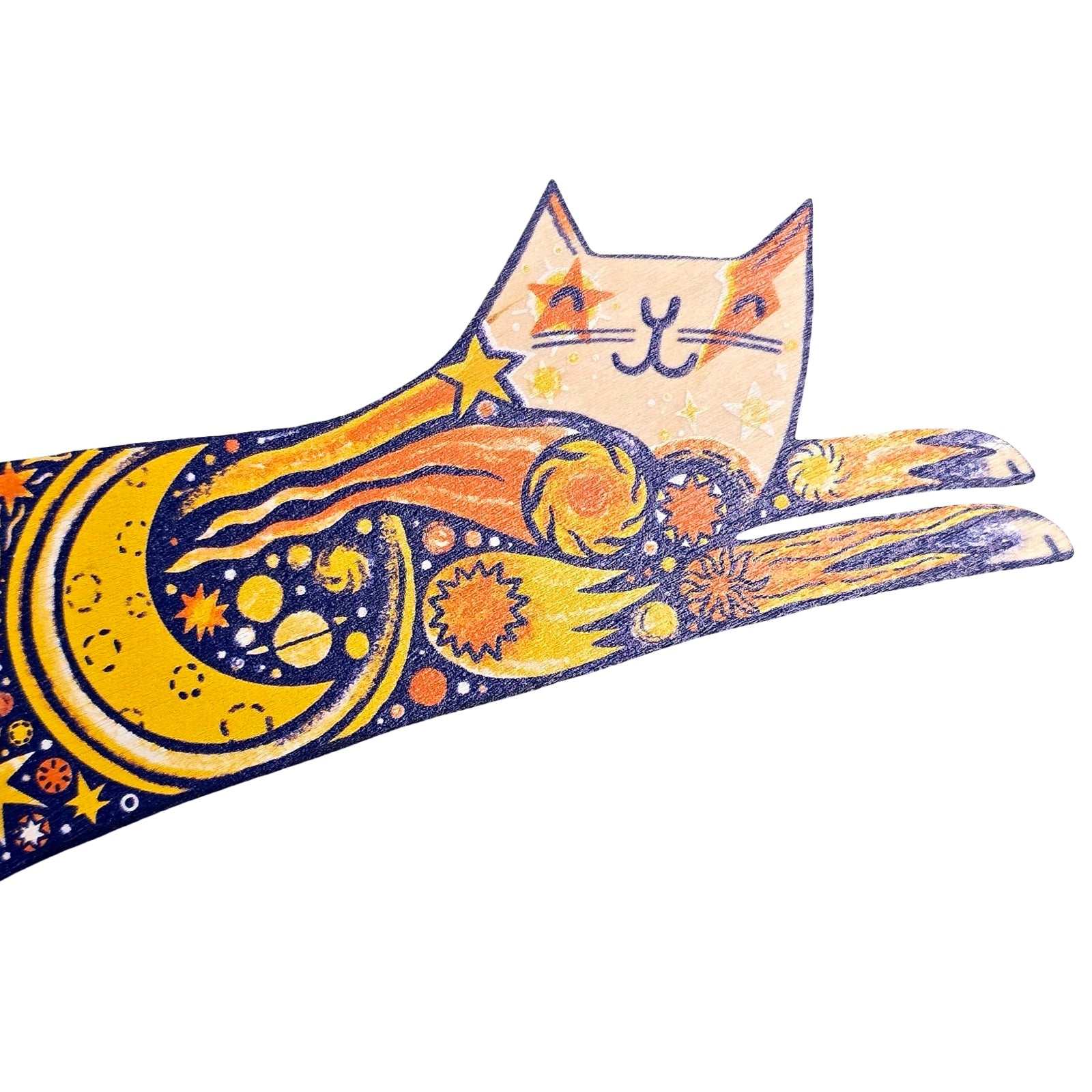 Ziggy Star Cat and the Kittens Wooden Wall Hanging Set